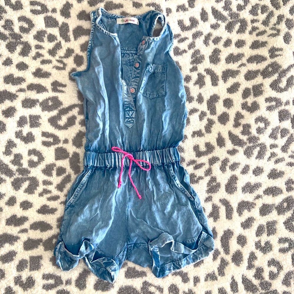 Soft Denim Romper